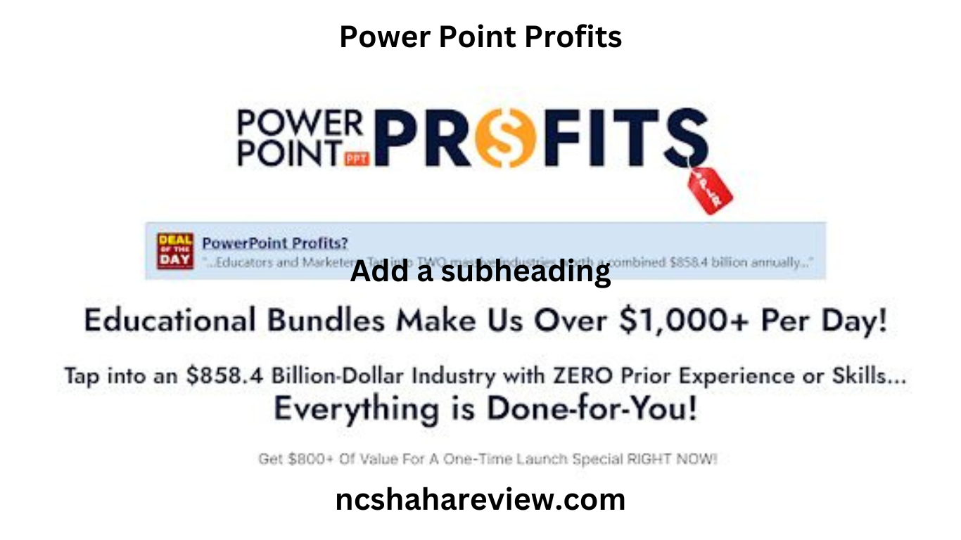 POWERPOINT PROFITS